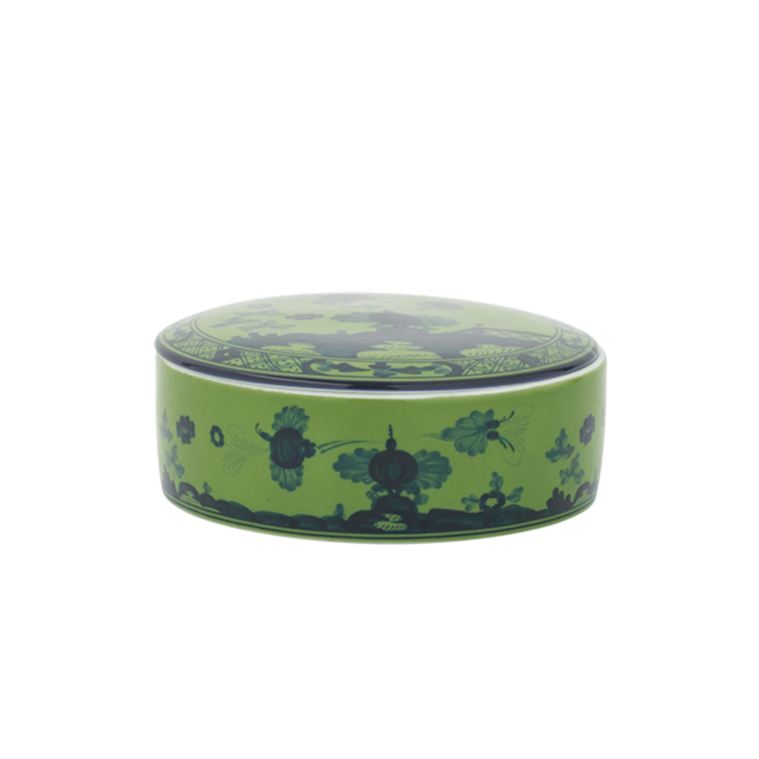 Oriente Italiano Round Box, Malachite 3 Oriente Italiano Round Box, Malachite