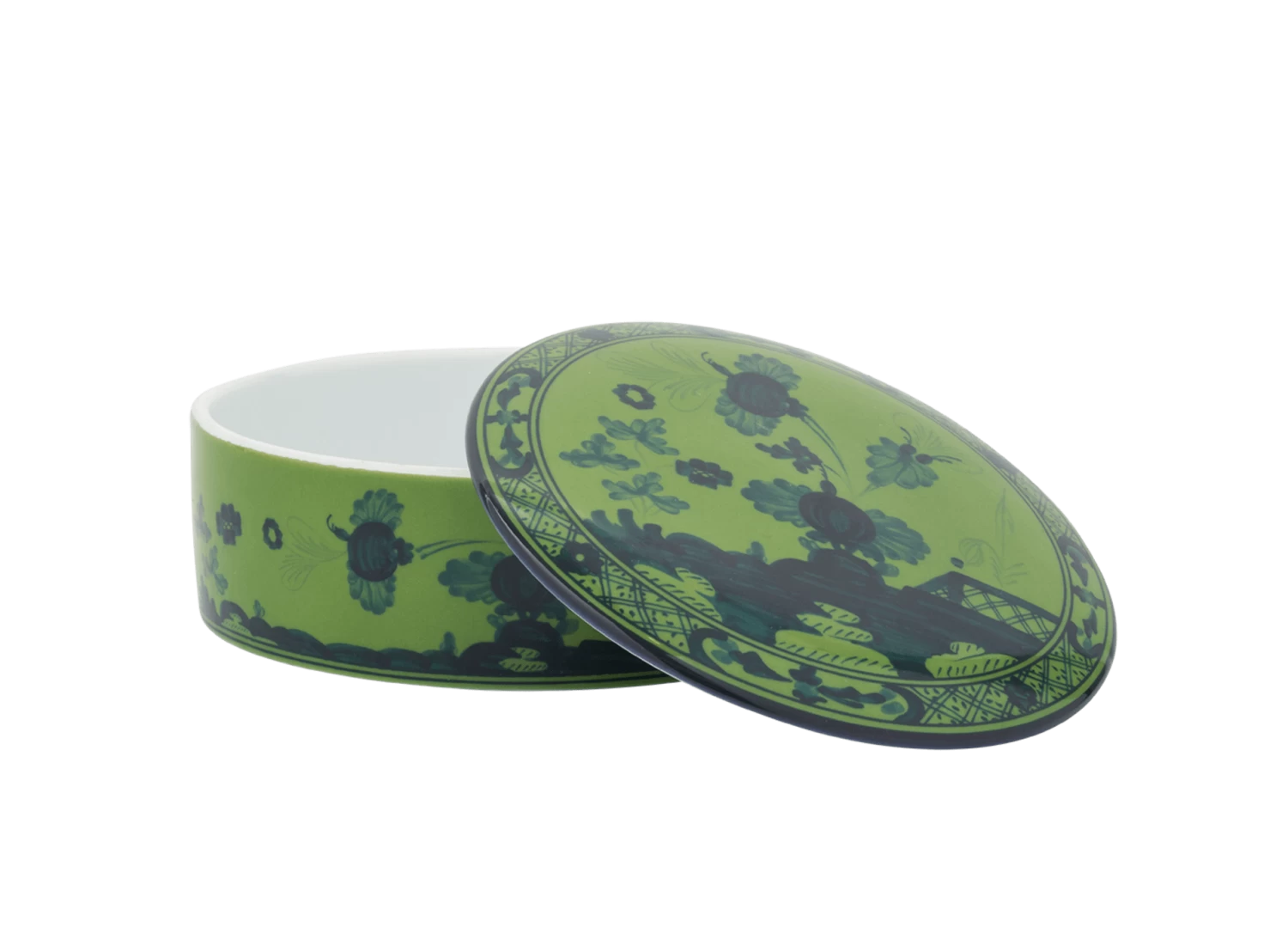 Oriente Italiano Round Box, Malachite 4 Oriente Italiano Round Box, Malachite - Image 2