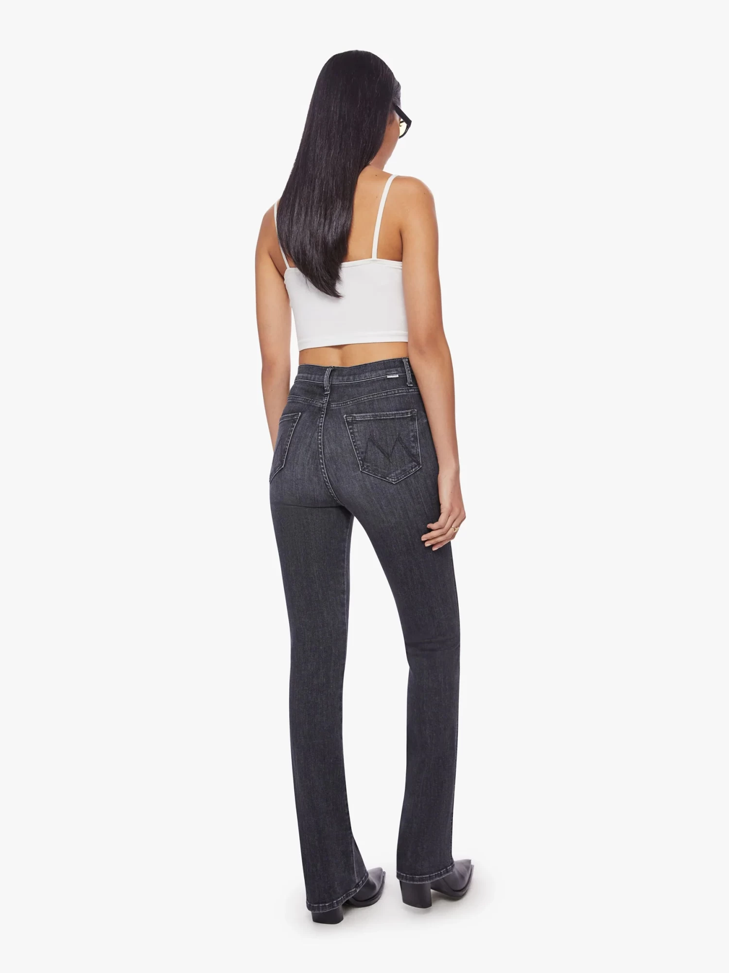 MOTHER High Waisted Smokin' Double Heel, Smoking Section 6 MOTHER High Waisted Smokin' Double Heel, Smoking Section - Image 4