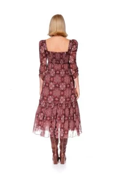 Estela Dress, Scarf Medallion Rum Raisin -Fashion Comprehensive Discount Store 183VG SMR B 01 600x b78cb7a7 eb7a 4e2f 8bd1 61940902943b