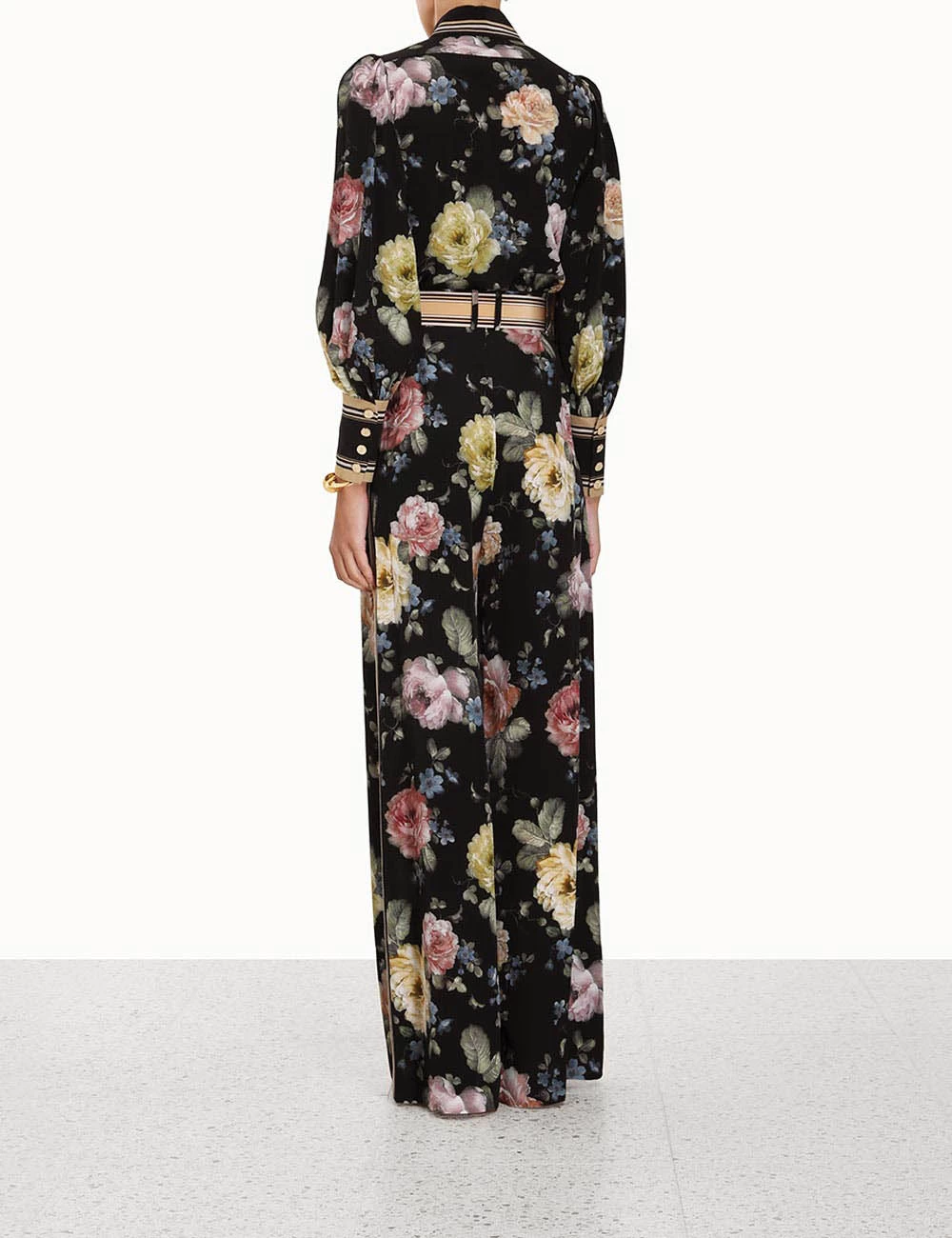 Zimmermann Luminosity Trouser, Multi Floral Black 6 Zimmermann Luminosity Trouser, Multi Floral Black - Image 4