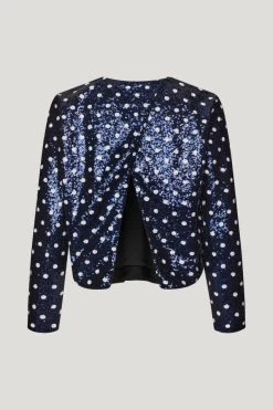 Baum Und Pferdgarten Jiza Top, Blue Dotted Sequins -Fashion Comprehensive Discount Store 8545020 23304 9873 Packback 1