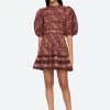 Giulia Dress, Maroon 2 Giulia Dress, Maroon -Fashion Comprehensive Discount Store AW23 106 MAROON 1101