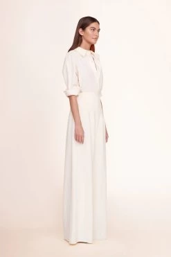 Staud Caleb Pant, Ecru -Fashion Comprehensive Discount Store CALEBPANTECRU 1