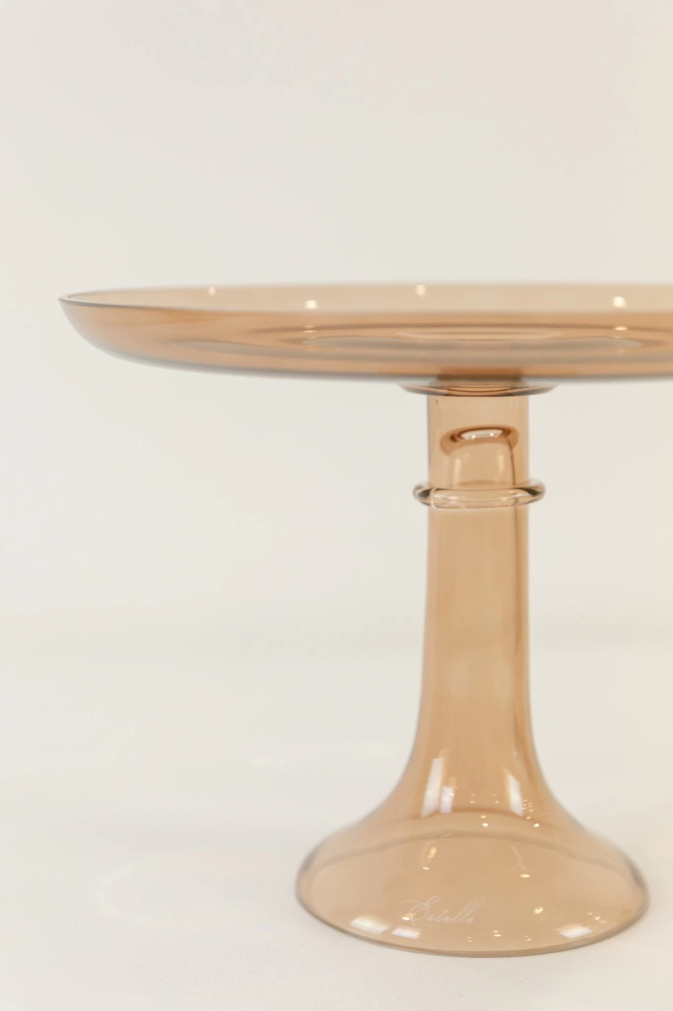 Cake Stand, Amber Smoke 4 Cake Stand, Amber Smoke - Image 2