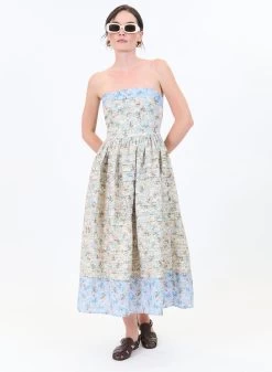 Sadie Dress, Ditsy Floral -Fashion Comprehensive Discount Store Crops1 0015 HB52622 1667 jpg