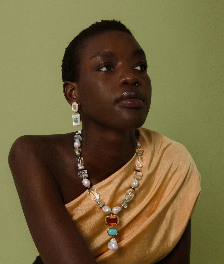 Ethereal Pool Earrings, Pearl 4 Ethereal Pool Earrings, Pearl - Image 2