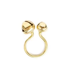 Jingle Bell Napkin Ring, Gold