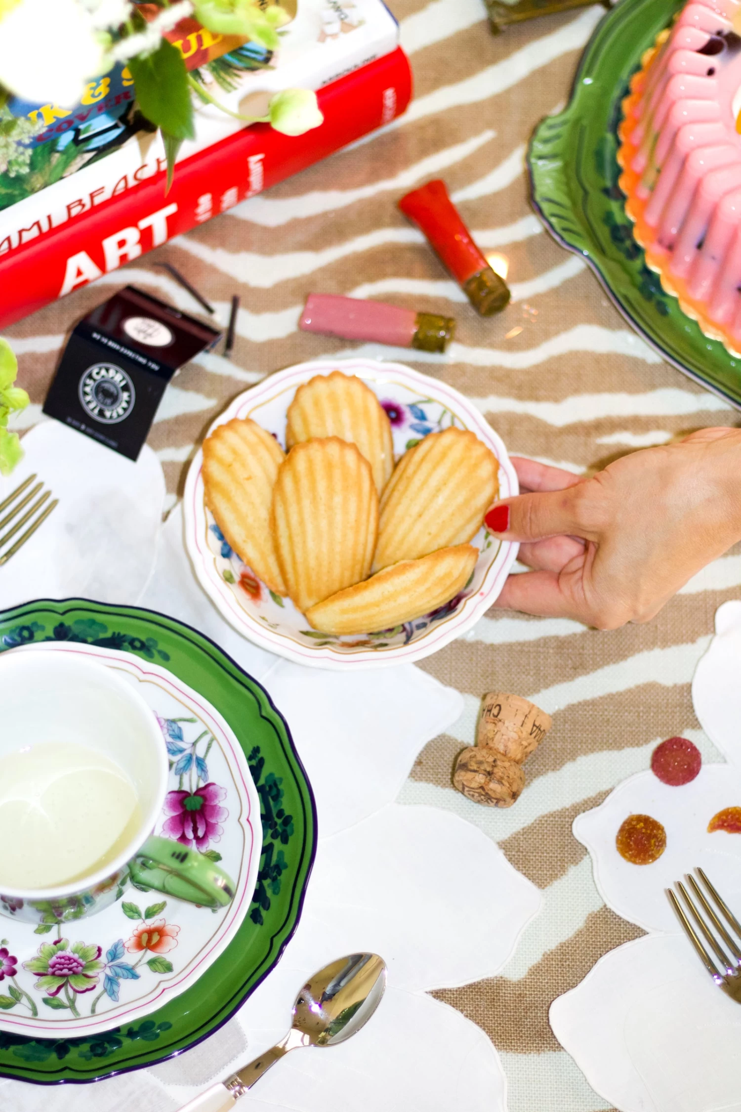 Oriente Italiano Dessert Plate, Malachite 4 Oriente Italiano Dessert Plate, Malachite - Image 2