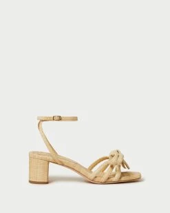 Loeffler Randall Mikel Bow Mid-Heel Sandal, Natural 7 Loeffler Randall Mikel Bow Mid-Heel Sandal, Natural -Fashion Comprehensive Discount Store IMG 1624