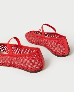 Loeffler Randall Leonie Crochet Ballet Flat, Red -Fashion Comprehensive Discount Store IMG 1662 b3f12c1b c07a 48ff 868c 89d1e0bb7506