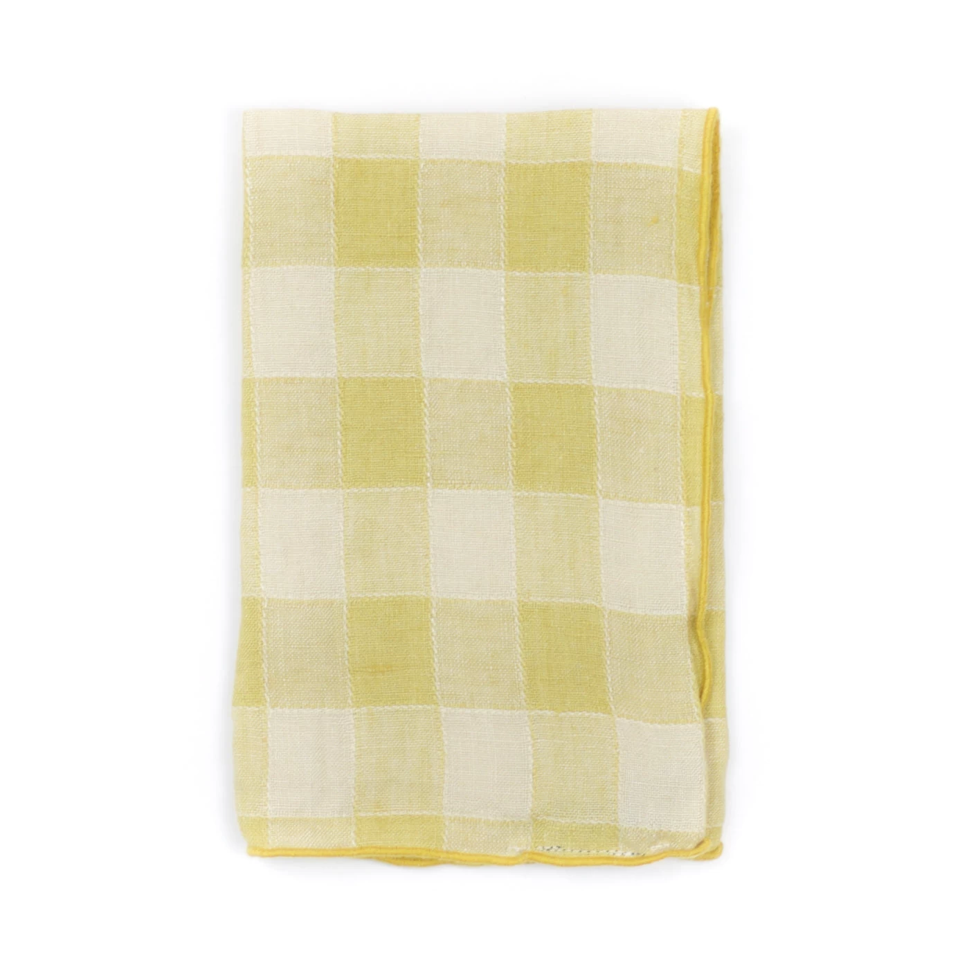 Gingham Vintage Napkin, Straw 3 Gingham Vintage Napkin, Straw