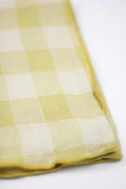 Gingham Vintage Napkin, Straw 8 Gingham Vintage Napkin, Straw -Fashion Comprehensive Discount Store IMG 9854