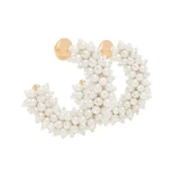Taylor Mini Pearl Hoops, Pearl