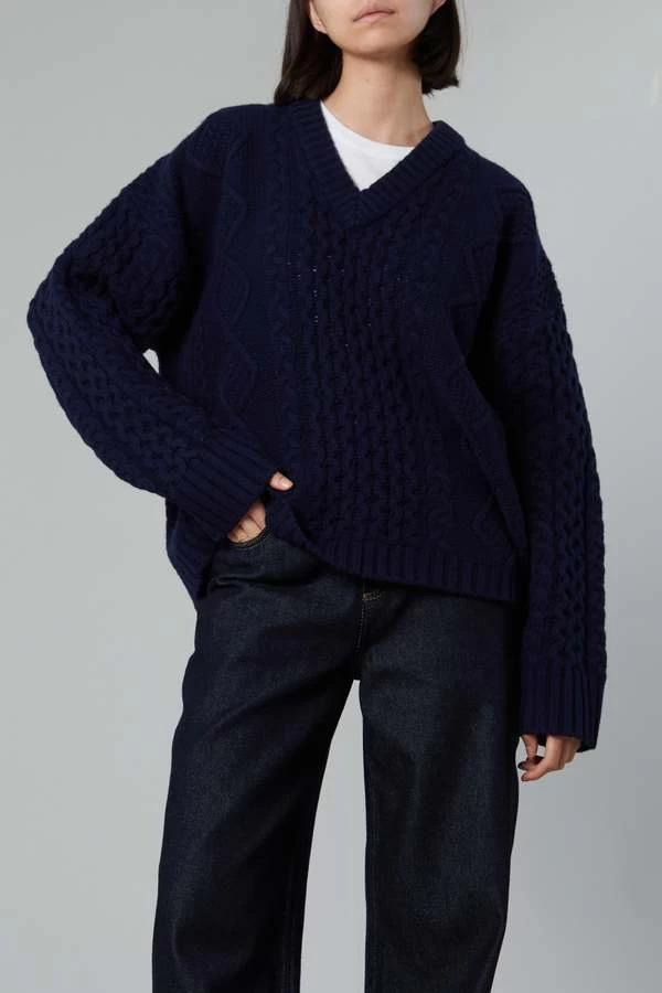 Minnesota Sweater, Navy 4 Minnesota Sweater, Navy - Image 2