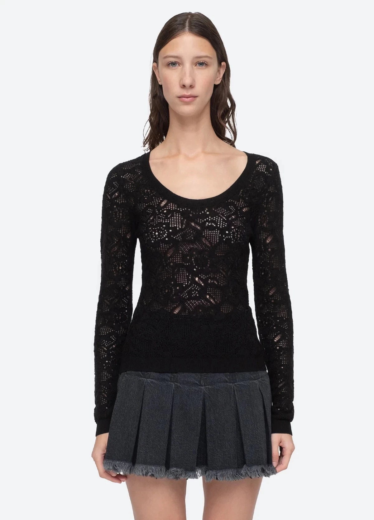 Nelle Sweater, Black 6 Nelle Sweater, Black - Image 4