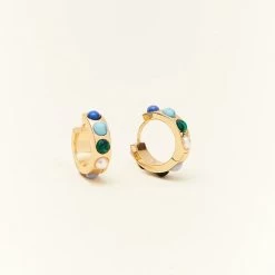 Mini Petra Huggie Hoop, Multi -Fashion Comprehensive Discount Store Petite Petra Huggie Hoop Earrings Multi 900x 1