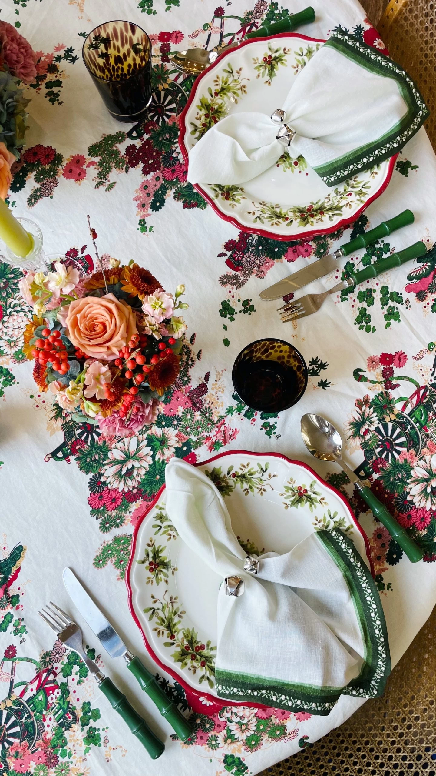 Jingle Bell Napkin Ring, Silver 4 Jingle Bell Napkin Ring, Silver - Image 2