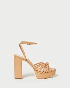 Loeffler Randall Rivka Leather Knot Platform Sandal, Dune -Fashion Comprehensive Discount Store RIVKA N DUNE 2