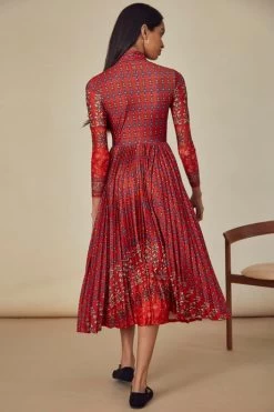 Sabine Dress, Red Essex Block Border -Fashion Comprehensive Discount Store SabineDress EssezBlockPrintRed 9 resized 460x e6b6d72d 0961 469f 98c0 1fda74300762