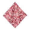 Field Of Flowers Napkin - Ruby