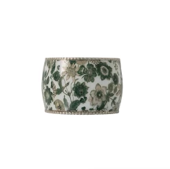 Field Of Flowers Napkin Ring - Evergreen