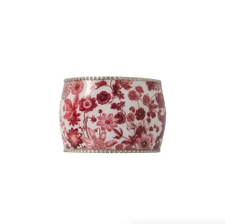 Field Of Flowers Napkin Ring - Ruby