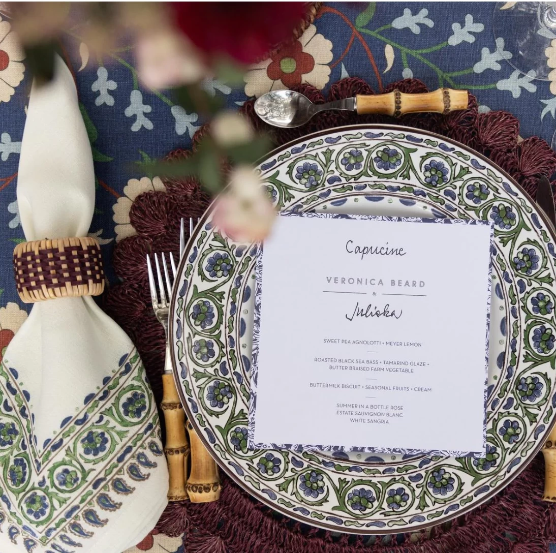 Woven Napkin Ring - Cranberry 4 Woven Napkin Ring - Cranberry - Image 2