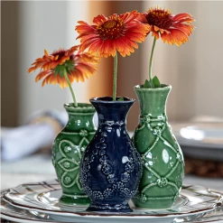Veronica Beard Jardins Du Monde Vases - Green/Blue -Fashion Comprehensive Discount Store ScreenShot2023 01 09at10.50.41AM