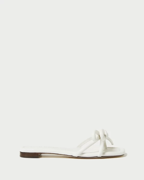 Loeffler Randall Hadley Bow Sandal, White 7 Loeffler Randall Hadley Bow Sandal, White - Image 5