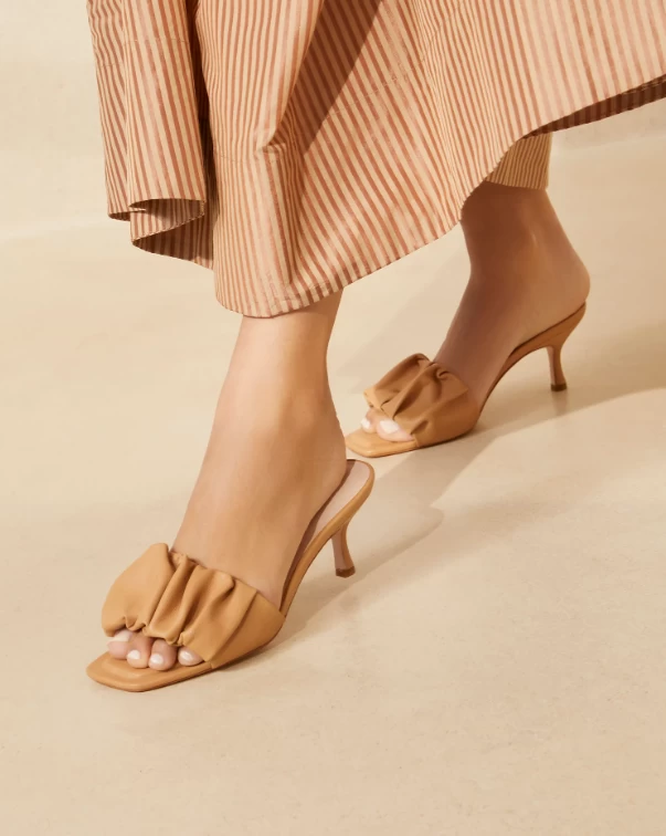 Loeffler Randall Bianca Kitten Heel Mule, Dune 4 Loeffler Randall Bianca Kitten Heel Mule, Dune - Image 2