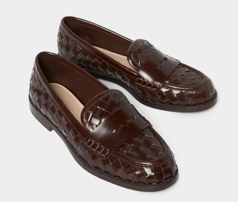 Loeffler Randall Rachel Loafer, Espresso Woven 4 Loeffler Randall Rachel Loafer, Espresso Woven - Image 2