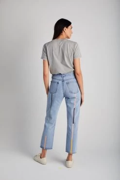 Cloud Rainbow Tate Denim, Vintage Blue -Fashion Comprehensive Discount Store Still Here New York Cloud Rainbow Tate Crop Jean 20201021203135 1