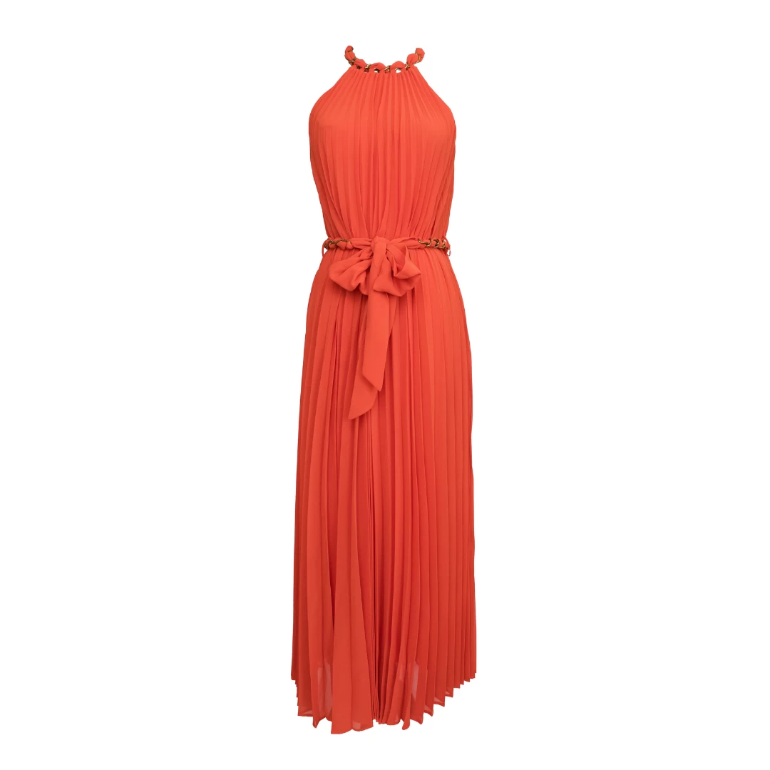 Zimmermann Sunray Pleat Midi Dress, Red 3 Zimmermann Sunray Pleat Midi Dress, Red