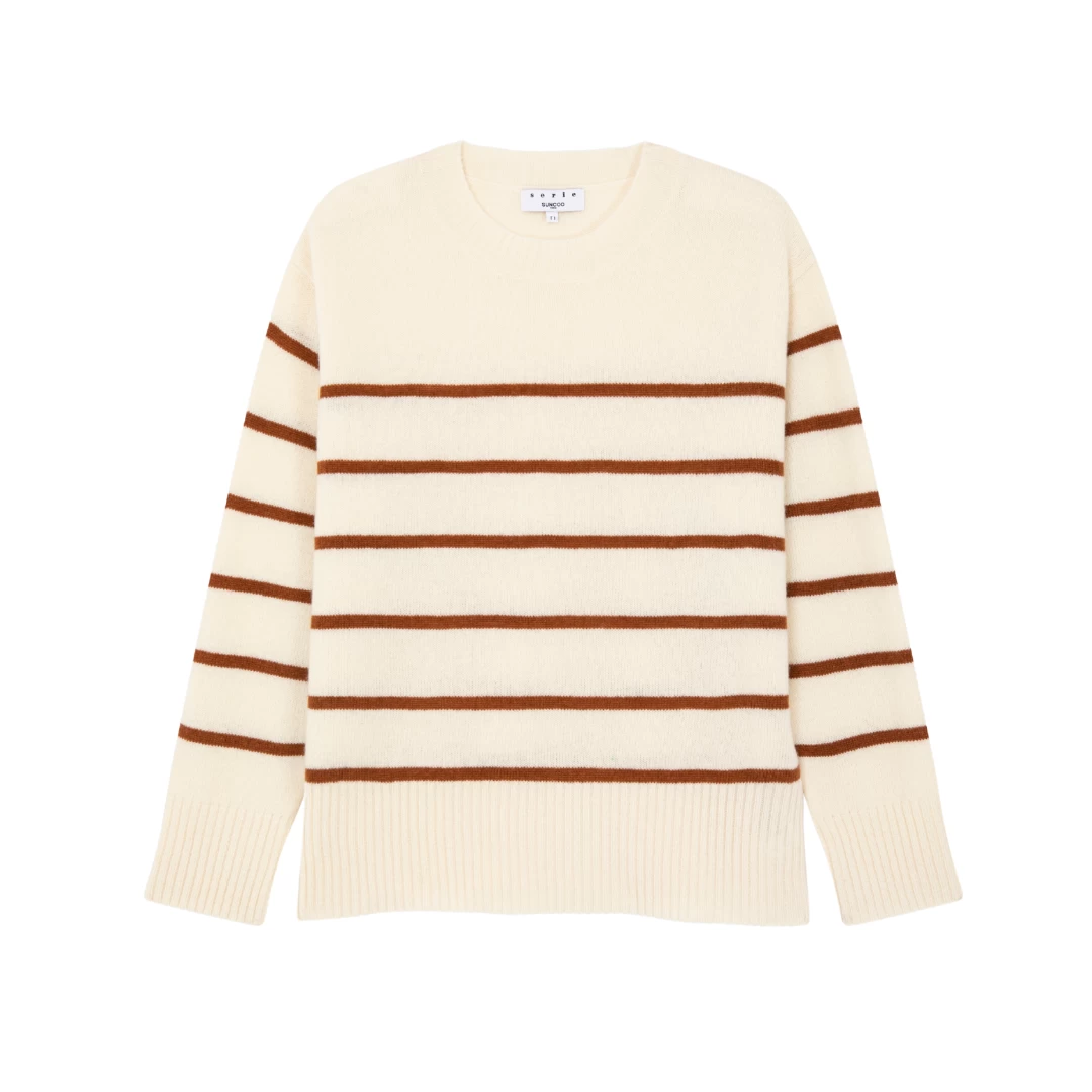 Palaska Sweater, Blanc Casse 3 Palaska Sweater, Blanc Casse