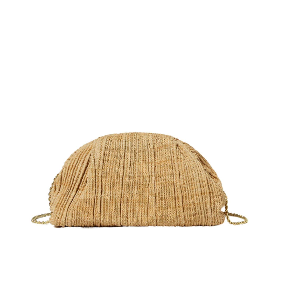Loeffler Randall Bailey Pleated Dome Clutch, Natural 3 Loeffler Randall Bailey Pleated Dome Clutch, Natural