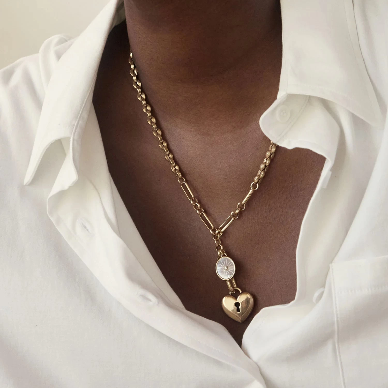 Cece Necklace, Gold 4 Cece Necklace, Gold - Image 2