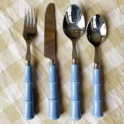Bamboo Flatware, Blue -Fashion Comprehensive Discount Store image 661bf234 7fb6 4737 ac29 d4ba07ff67d1