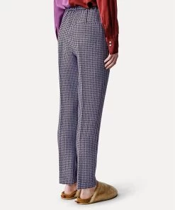 FORTE_FORTE Pied De Poule Elasticated Pants, Orquidea 8 FORTE_FORTE Pied De Poule Elasticated Pants, Orquidea -Fashion Comprehensive Discount Store image aec33660 77a8 4797 b13d aae0194701a3