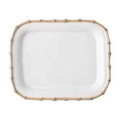 Classic Bamboo Natural 12" Rectangular Platter