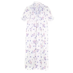 Elena Dress, Blue Carnation Bouquet 8 Elena Dress, Blue Carnation Bouquet -Fashion Comprehensive Discount Store loretta2