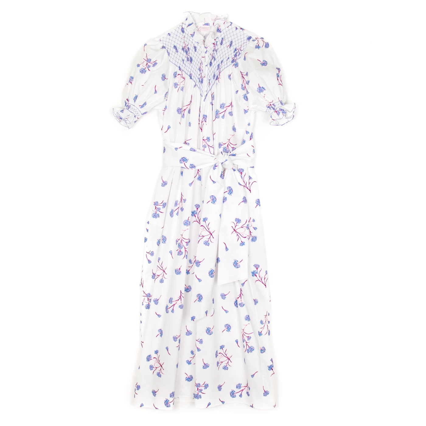 Elena Dress, Blue Carnation Bouquet 3 Elena Dress, Blue Carnation Bouquet