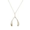 Z - Lucky Gold Wishbone Pendant -Fashion Comprehensive Discount Store wishbone front 7df905bb b329 4ee0 ab62 e7cccb823cab